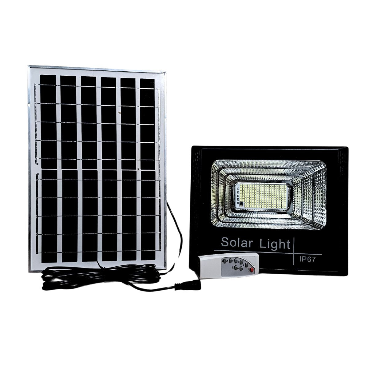 Reflector Led 200w con Panel Solar para exterior