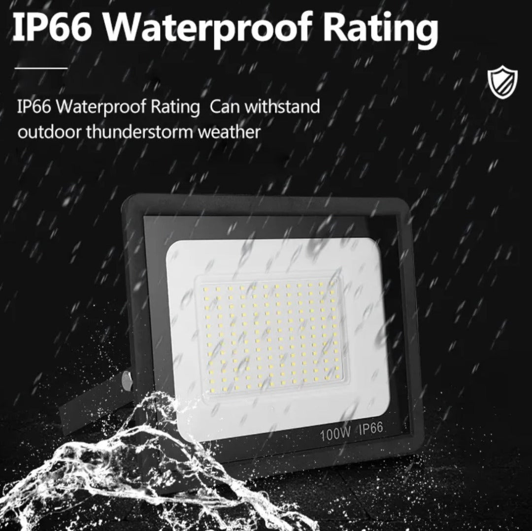 Reflector Led 100w Luz Fria Exterior 220v