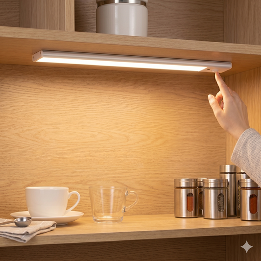Luz Barra  Led 40cm Sensor De Movimiento Recargable, 3 tonos de luz